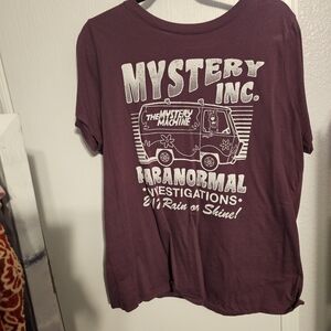 Torrid Purple Mystery Inc. Short Sleeve Tee